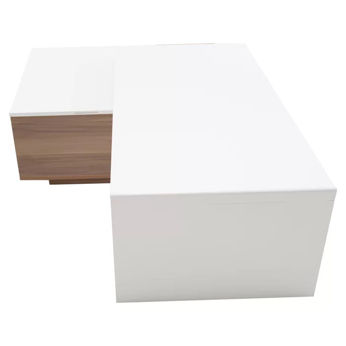 Lift Top Coffee Table with Storage 360-Degree Swivel Perfect for Living Room