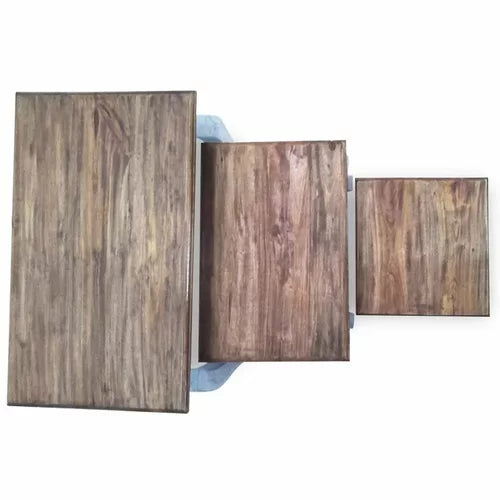 Alexandria 18.9'' Tall Solid Wood Nesting Tables (Set of 3) Add A Sophisticated Touch To Your Home