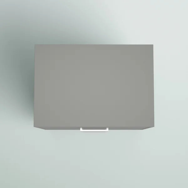 Solid Wood Gray Alexei 24.4'' Tall 2 - Drawer Nightstand