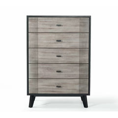 Alexondra 5 Drawer 30'' W Chest Contemporary Design Five Spacious Drawers