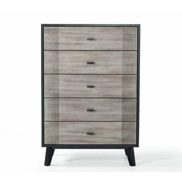 Alexondra 5 Drawer 30'' W Chest Contemporary Design Five Spacious Drawers