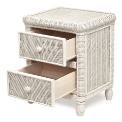 White Alicia 25.5'' Tall 2 - Drawer Bachelor's Chest Perfect Organize