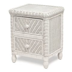 White Alicia 25.5'' Tall 2 - Drawer Bachelor's Chest Perfect Organize