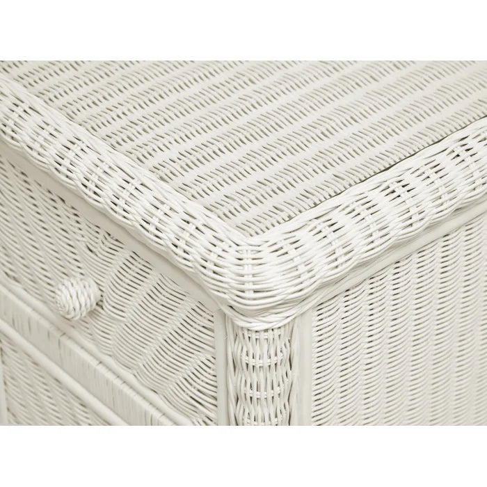 White Alicia 25.5'' Tall 2 - Drawer Bachelor's Chest Perfect Organize