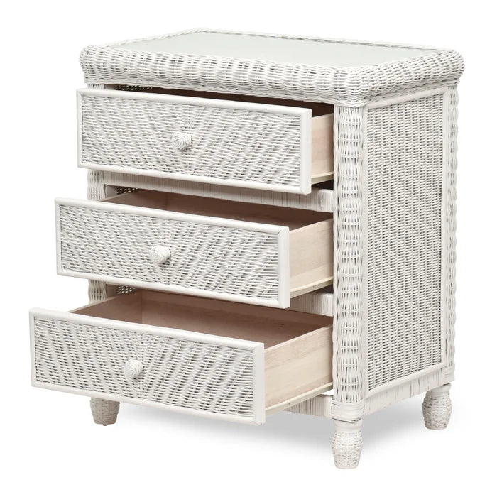 Alicia 3 Drawer 28.5'' W Solid Wood Chest Provide Storage Space Perfect Organize