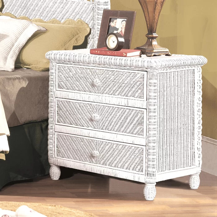 Alicia 3 Drawer 28.5'' W Solid Wood Chest Provide Storage Space Perfect Organize