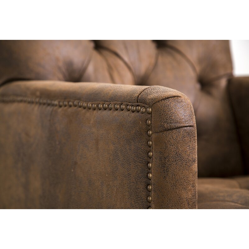 Aliya 28'' Wide Tufted Club Chair Crafted with a Kiln-dried Hardwood Frame