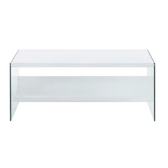 Allegonda Sled Coffee Table with Storage Contemporary Style