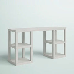 White Allisun Desk More Substantial Yet Elegant Indoor Design