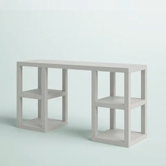 White Allisun Desk More Substantial Yet Elegant Indoor Design