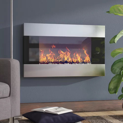 Allmar 36'' W Electric Fireplace Perfect in Your Living Room Bedroom Den or Study