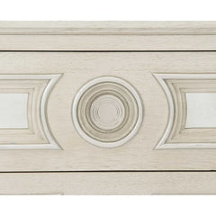 Allure 30'' Tall 3 - Drawer Bachelor's Chest in Manor White/Silver Luster