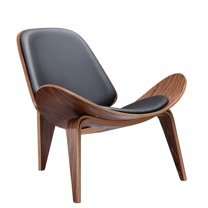 Rosewood 36.2'' Wide Lounge Chair Mid-Century Modern Chair