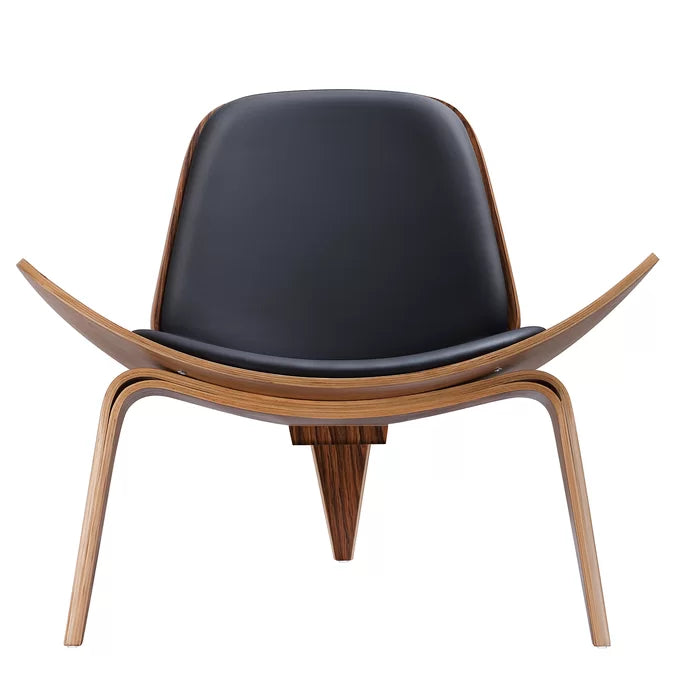 Rosewood 36.2'' Wide Lounge Chair Mid-Century Modern Chair