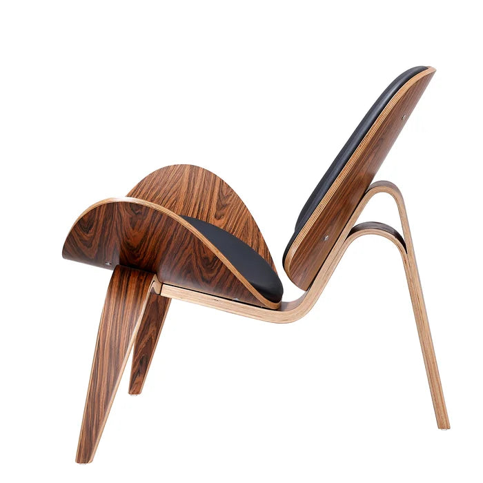 Rosewood 36.2'' Wide Lounge Chair Mid-Century Modern Chair