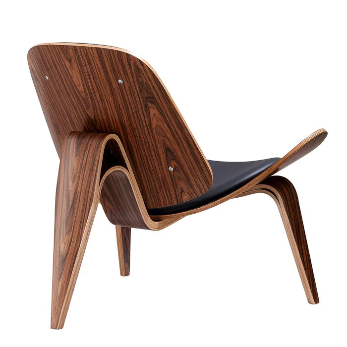 Rosewood 36.2'' Wide Lounge Chair Mid-Century Modern Chair