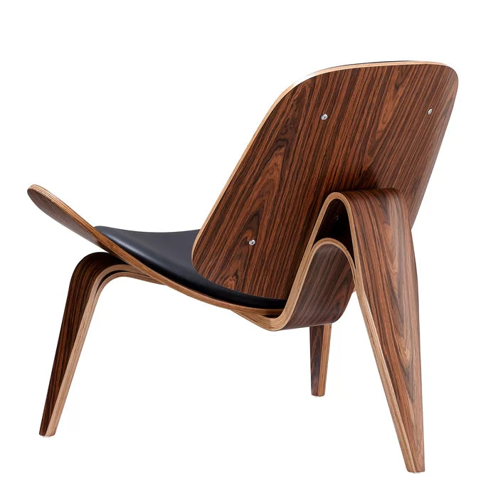 Rosewood 36.2'' Wide Lounge Chair Mid-Century Modern Chair