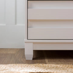 White Alsey 6 Drawer 58'' W Double Dresser Perfect for Storage Space