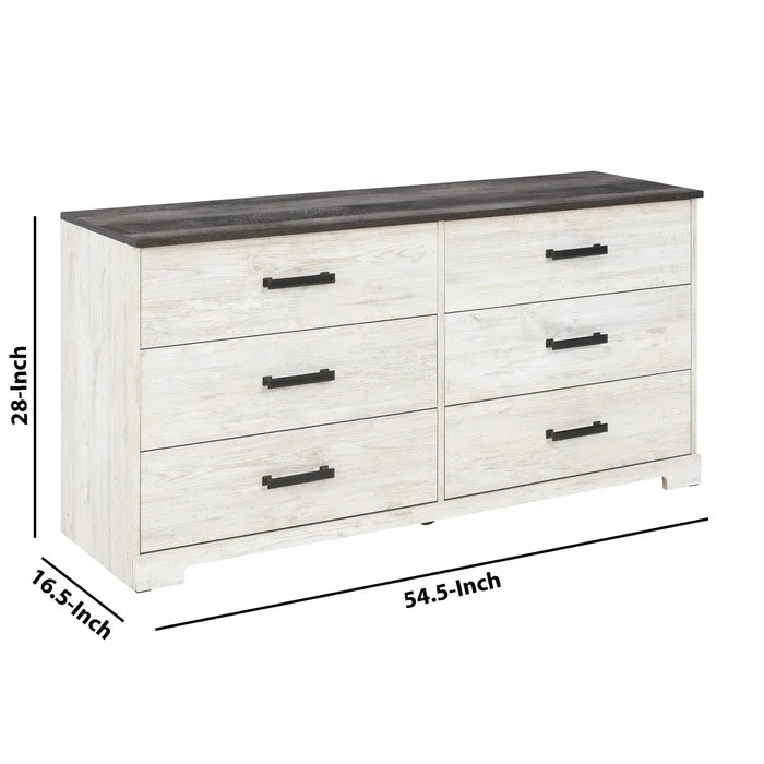 Alshain 6 Drawer 54.5'' W Accentuate Your Existing Decor Design