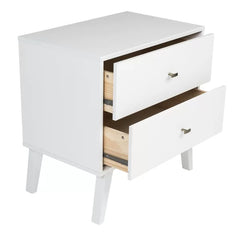 Alyssa 25'' Tall 2 - Drawer Nightstand Modern Design Perfect for Bedside