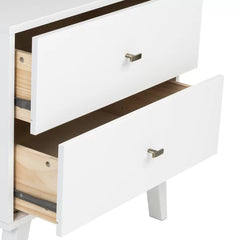 Alyssa 25'' Tall 2 - Drawer Nightstand Modern Design Perfect for Bedside