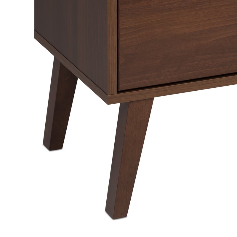 Cherry Alyssa 4 Drawer 37.5'' W Combo Dresser Easy Access to your Clothing