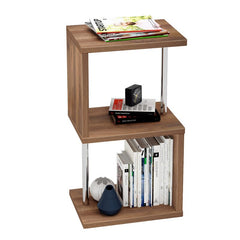 28.94'' H x 15.75'' W Geometric Bookcase Open Shelves are Easy to Access and Great for Displaying