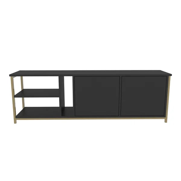 Black/Oak Amareyon TV Stand for TVs up to 70" Contemporary Design