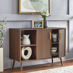 Walnut Amillano Sideboard Brings Mid-Century Modern Style to your Dining Room Entryway or Kitchen
