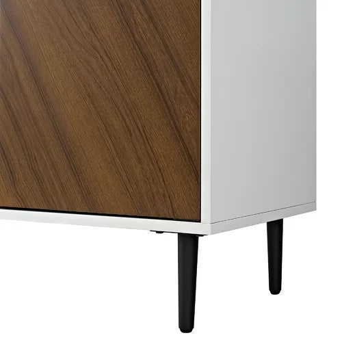 Acorn White Aminatou 58'' Wide Sideboard Mid Century Inspired Space