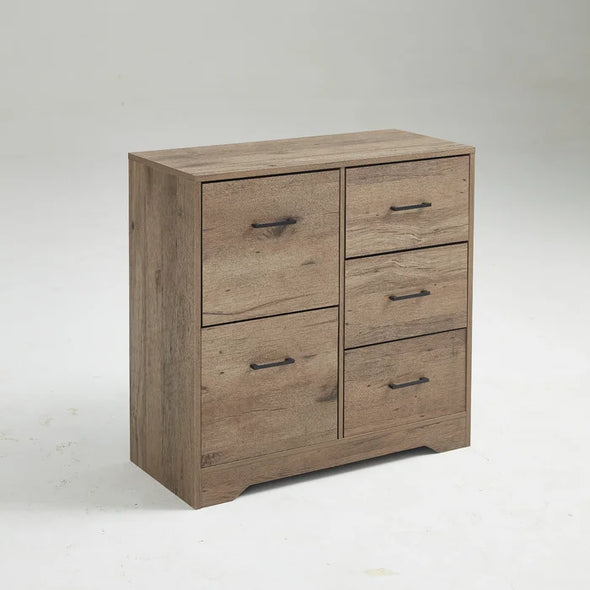 Amsha 5 Drawer 30.7'' W Double Dresser Perfect Organize