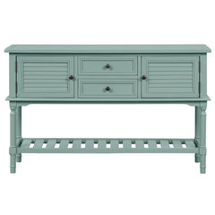 Light Blue Analah 29.53'' Tall Solid Pine Wood Accent Chest