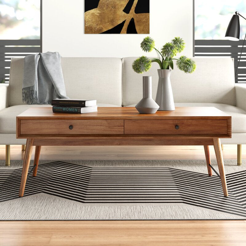 Andersen solid wood coffee table with storage new arrivals
