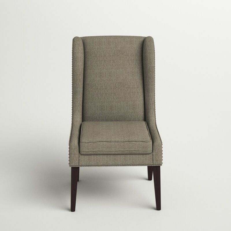 Gray 26.25 Wide Wingback Chair An Ideal Addition To Traditional