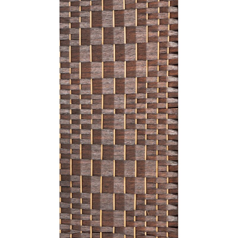 1 - Bamboo/Rattan Folding Room Divider Used To Divide A Bedroom Or Define A Room/Space. Whether it's forHhome Or The Workplace