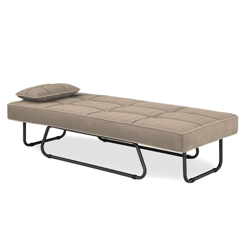 Andrew reclining chaise shop lounge with cushion