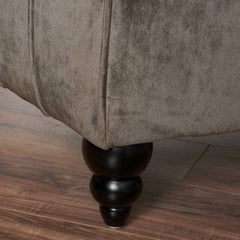 Andrews Tufted Armless Chaise Lounge Extravagant Style