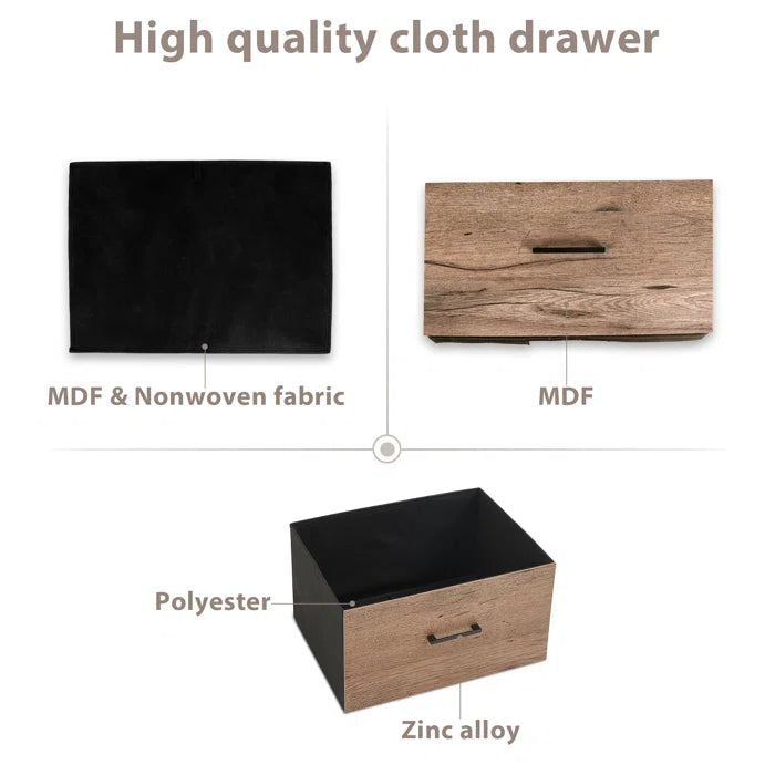 Aneet 8 Drawer 39.4" W Double Dresser 8 Spacious Drawers Perfect Organize
