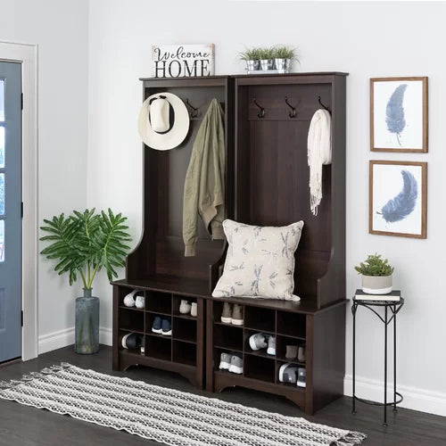 Angelica hall tree with bench and shoe clearance storage