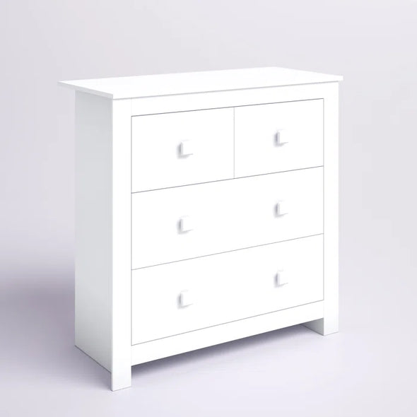 Snow White Angelica 36.25'' Wide 4 - Drawer Dresser