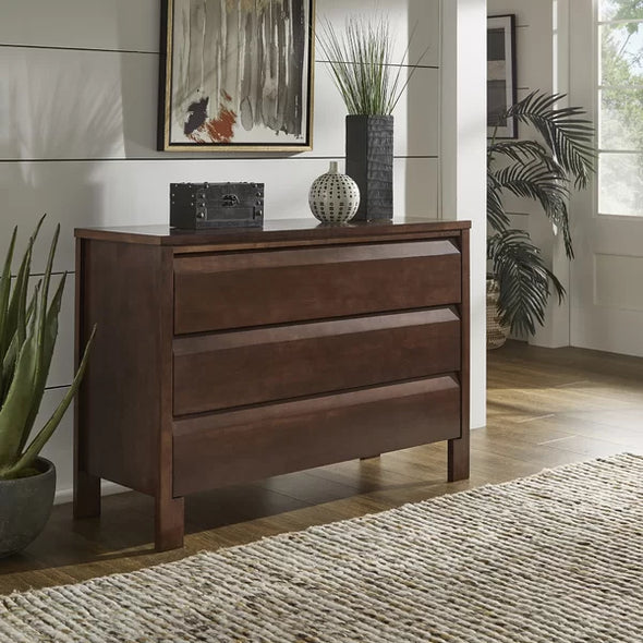 Anuraj 3 Drawer 43.31'' W Three Sizable Drawers with Soft/Self Close Drawers Perfect Organize