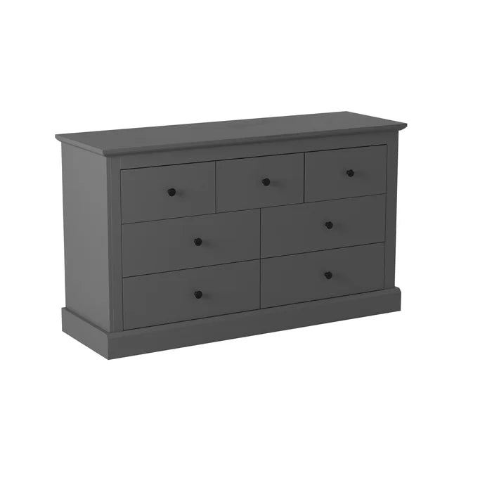 Smokey Anyrie 7 Drawer 55'' W Dresser Contemporary Bedroom Collection