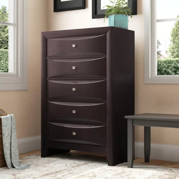 Archer 5 Drawer 31.5'' W Chest Contemporary Style Provides Plenty of Space
