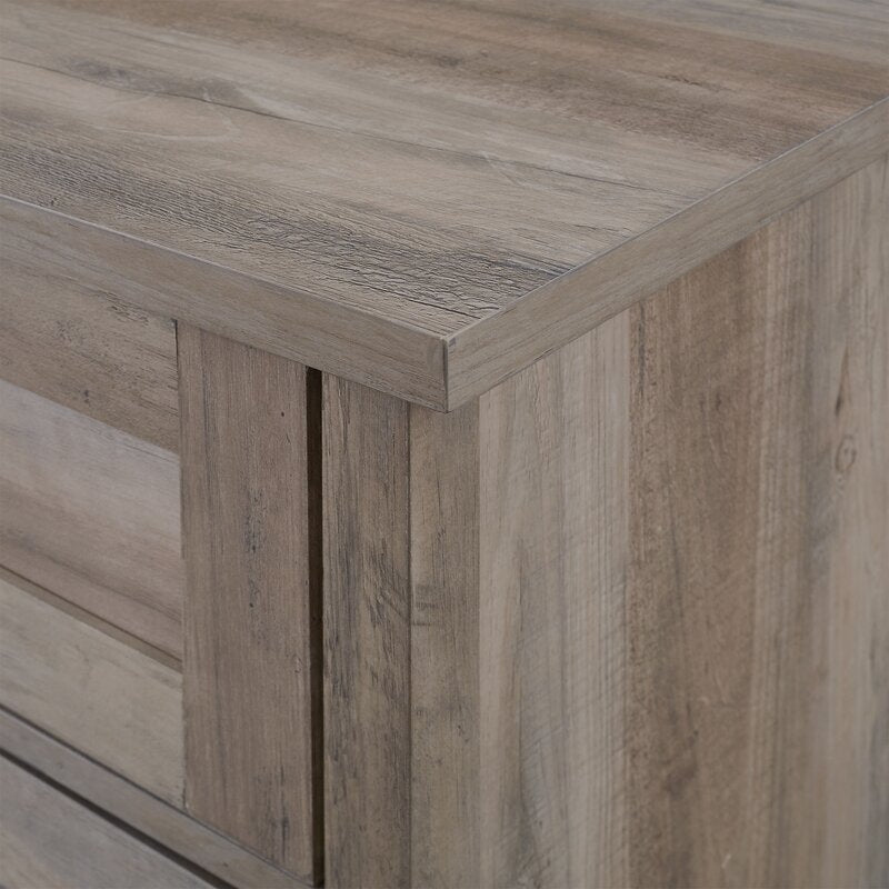 Gray Wash Ariadne TV Stand for TVs up to 58" Engineered Wood with Steel and Glass