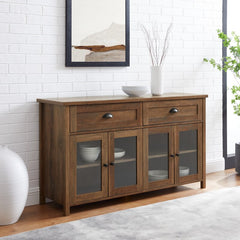Rustic Oak Ariadne TV Stand for TVs up to 58" Traditional Style