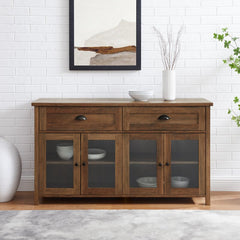 Rustic Oak Ariadne TV Stand for TVs up to 58" Traditional Style