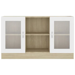 Beige White Ariela 27.6'' Tall 2 Door Accent Cabinet Sturdy Tabletop