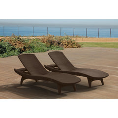 Brown Artem 77.6'' Long Reclining Single Chaise Set of 2