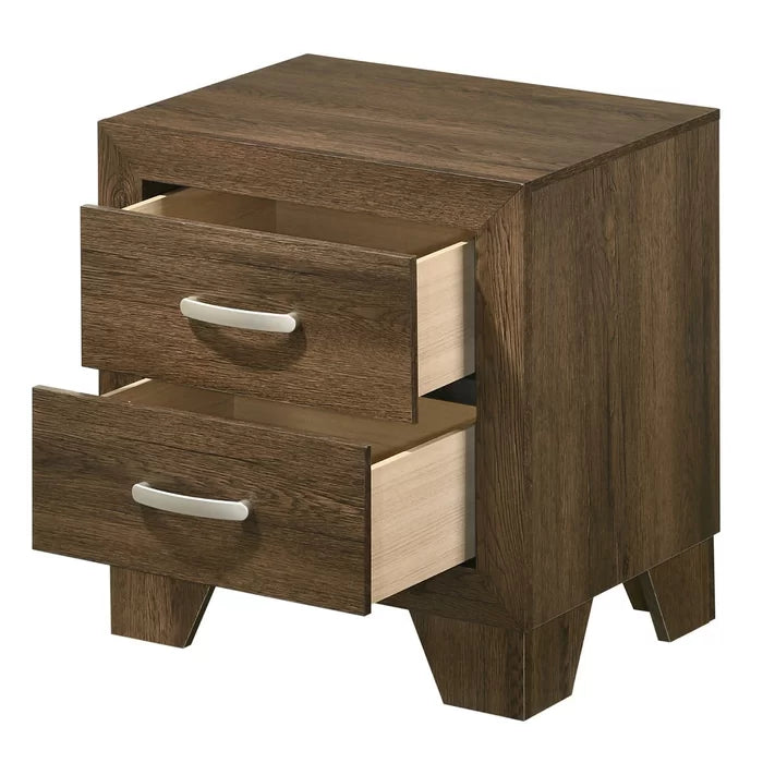 Artis 24'' Tall 2 - Drawer Nightstand in Brown Perfect Organize