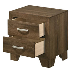 Artis 24'' Tall 2 - Drawer Solid Wood Stability and Durability Nightstand in Brown Perfect Organize